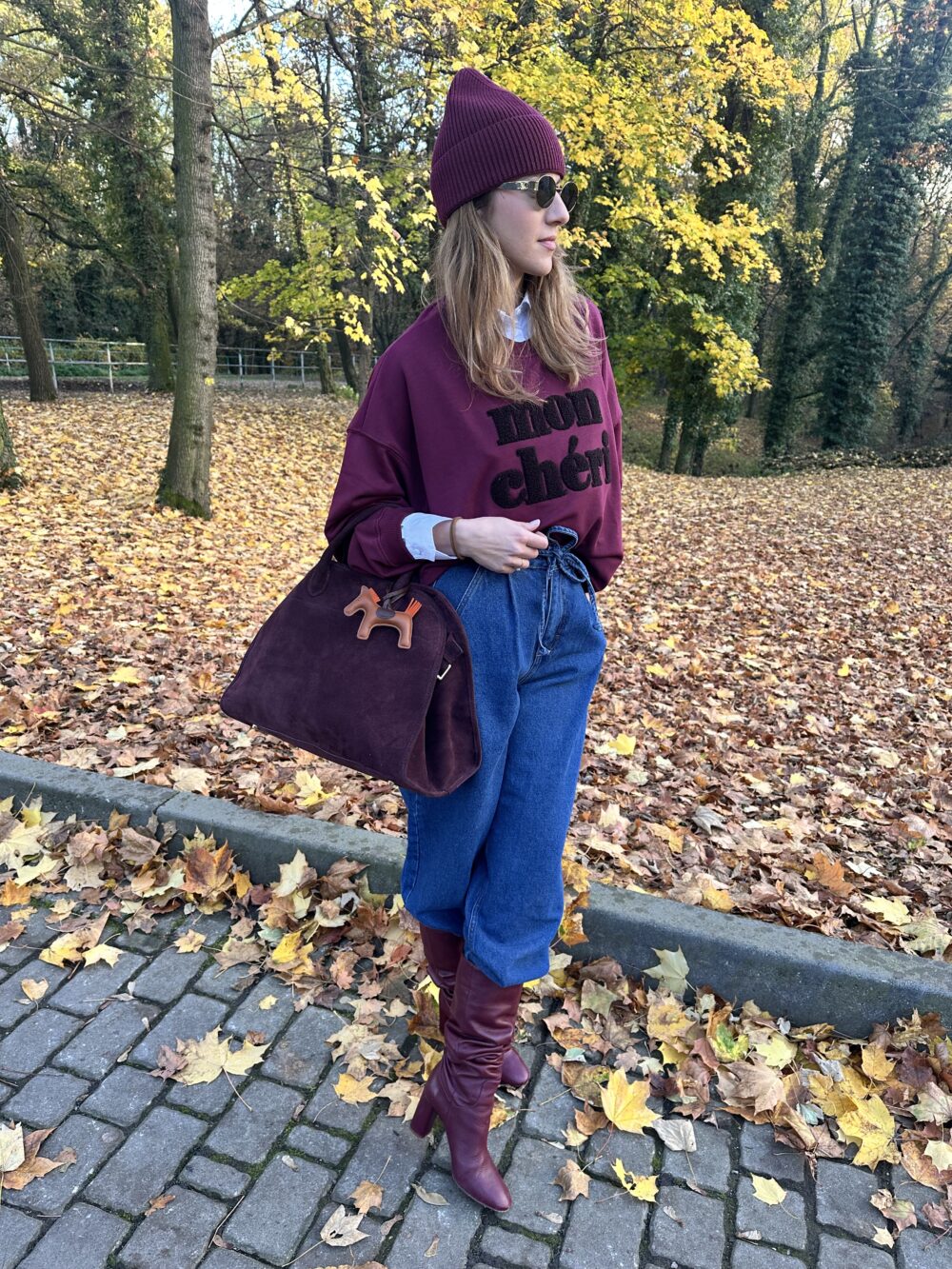 Bluza MonCheri Burgund