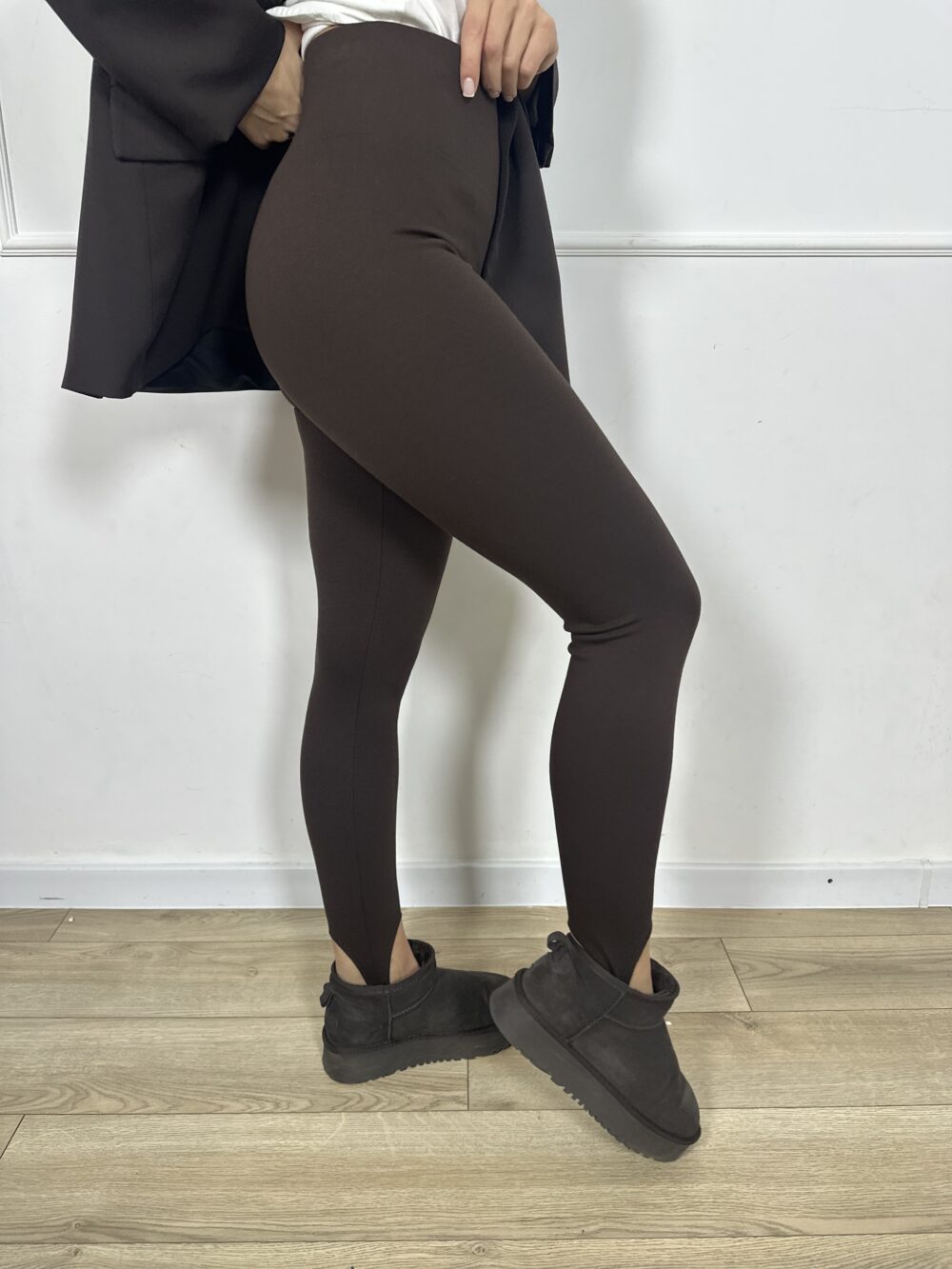 Legginsy Narciarki Czekolada