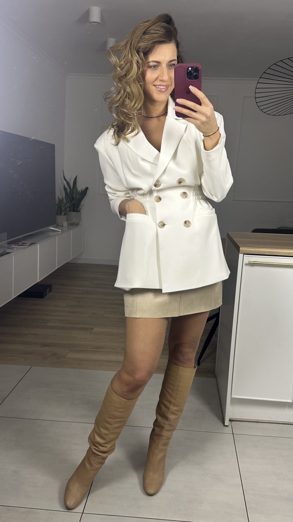 Marynarka Elena Śmietanka - obrazek 4